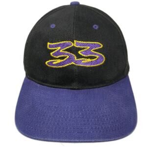 Luna Basics Snapback Hat Black Purple One Size 33 Racing Ken Chandler Signature